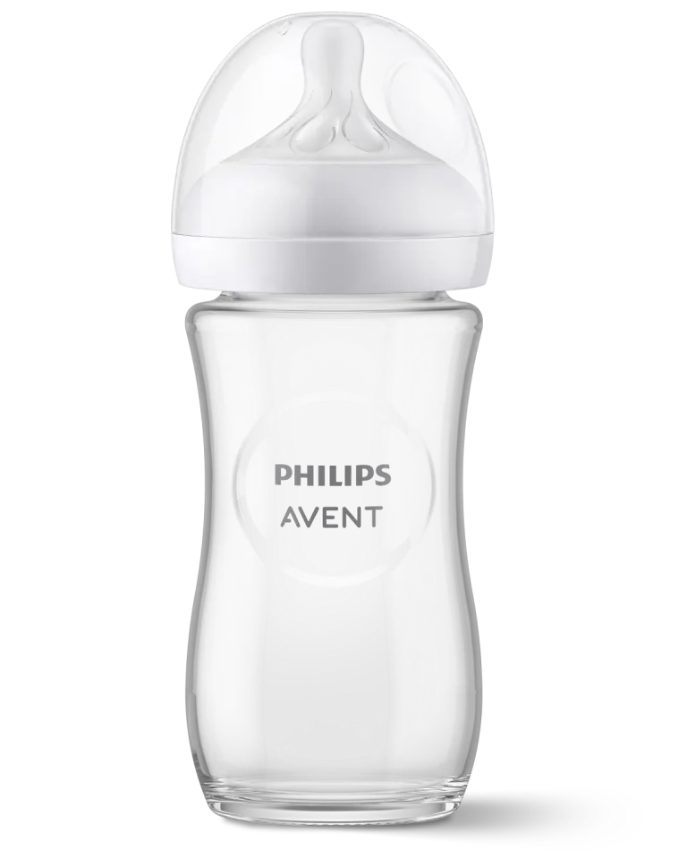Philips Avent Doğal Tepkili Cam Biberon 240 Ml 3-6 Ay SCY933/01