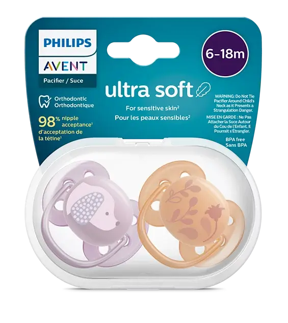 Philips Avent Ultra Soft Emzik 6-18 Ay 2 Li Kız SCF091/18