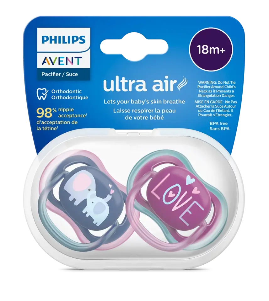 Philips Avent Ultra Air Emzik 18+ Ay 2 Li Kız SCF349/22