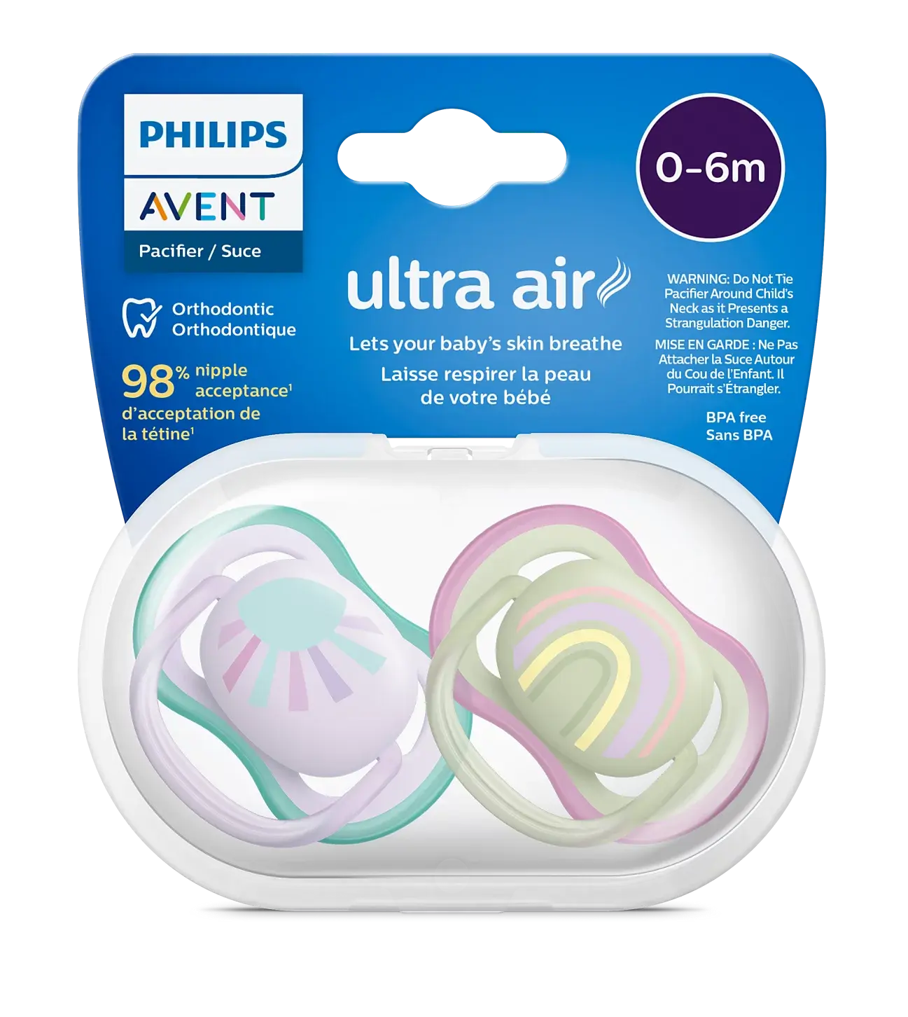 Philips Avent Ultra Air Emzik 0-6 Ay 2 Li Kız SCF085/59