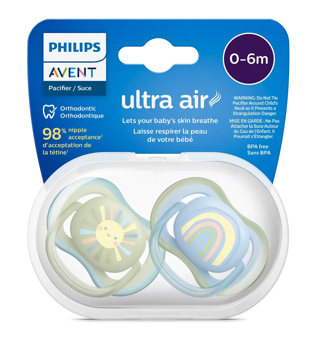 Philips Avent Ultra Air Emzik 6-18 Ay 2 Li Erkek SCF085/58