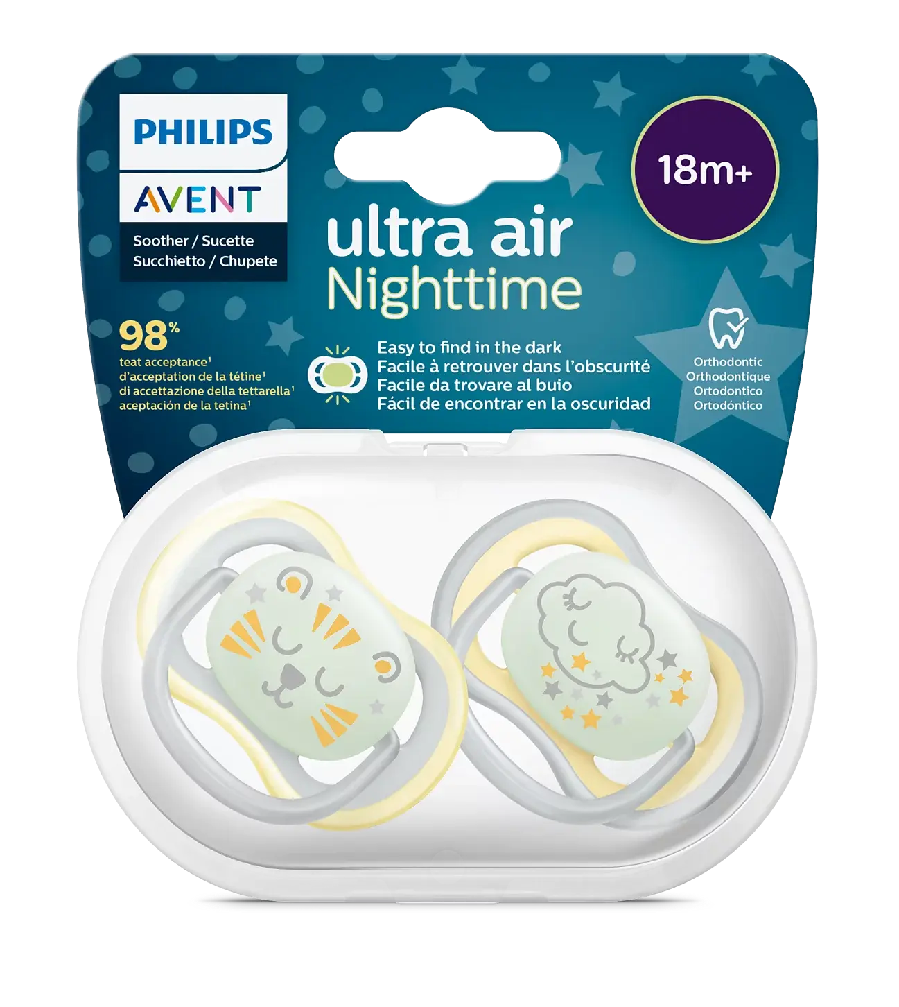 Philips Avent Ultra Air Night Emzik 18+ Ay 2 Li Unisex SCF376/01