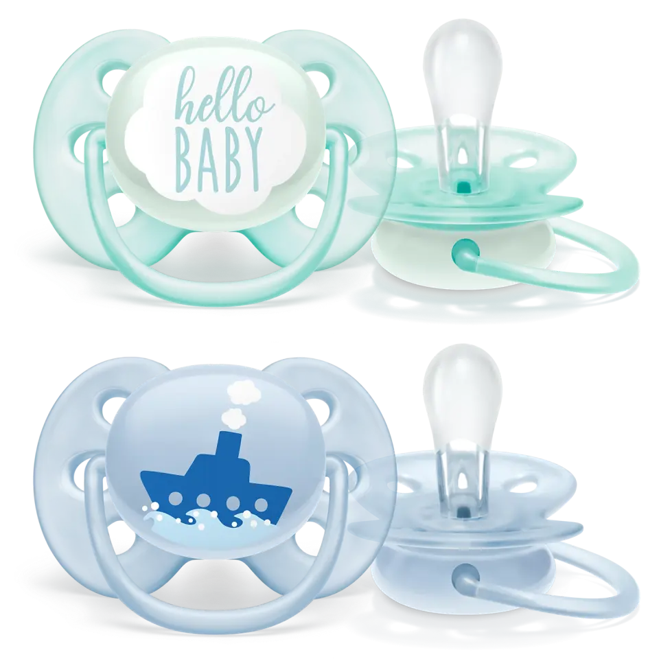 Philips Avent Ultra Soft Emzik 0-6 Ay 2 Li Erkek SCF222/01
