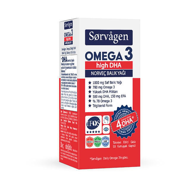 Sorvagen Omega 3 High Dha 50 Kapsül