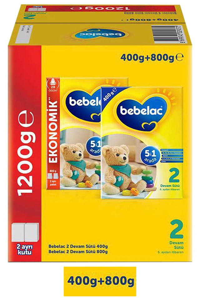 Bebelac Mama Devam Sütü No:2 1200 Gr