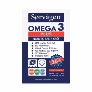 Sorvagen Omega 3 Plus (60 Kapsül)