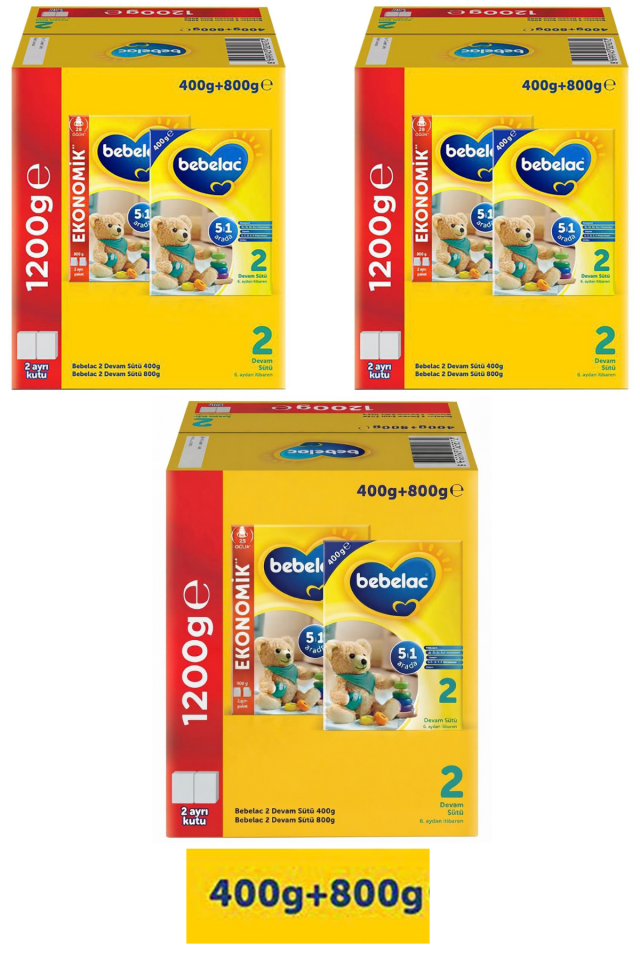 Bebelac Mama Devam Sütü No:2 1200 Gr 3 Lü Set 3*1200