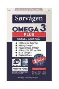 Sorvagen Omega 3 Plus 60 Kapsül