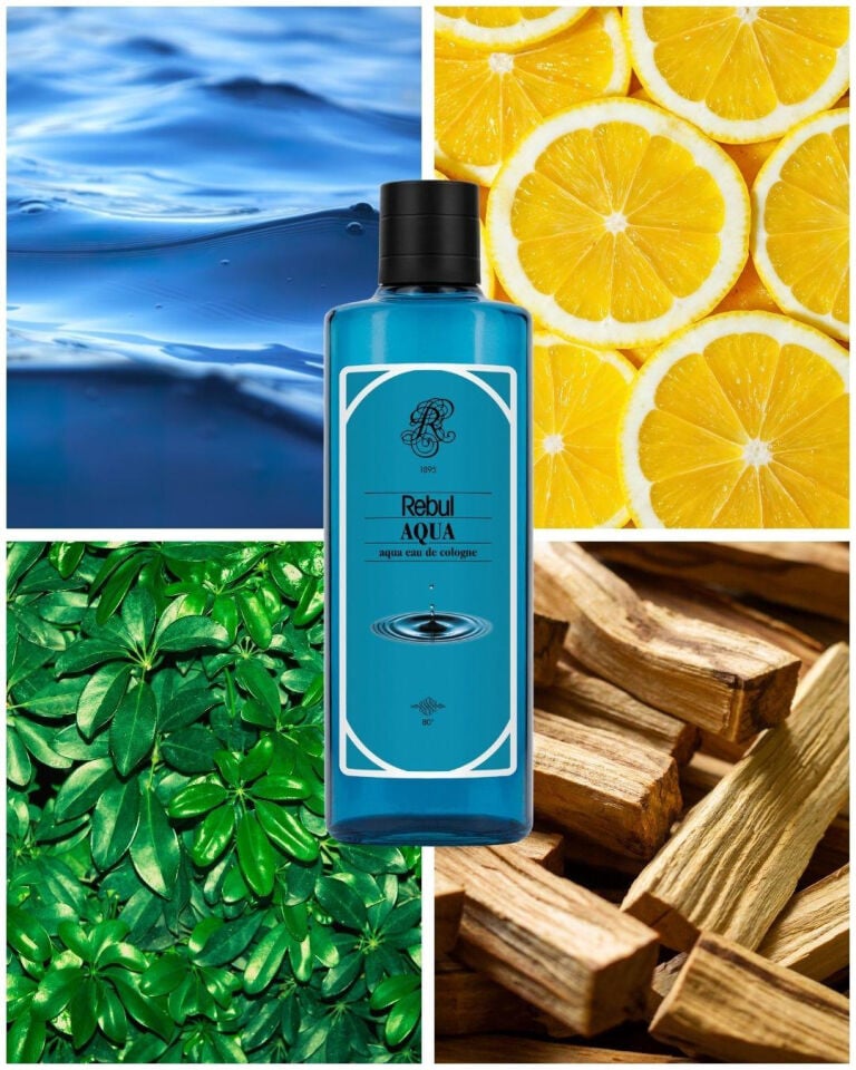 Rebul 250Ml Aqua Kolonya Cam Şişe