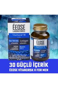 Vitanorsk H For Men Saw Palmetto& Kolajen, Keratin&msm&sistein&metiyonin&biotin