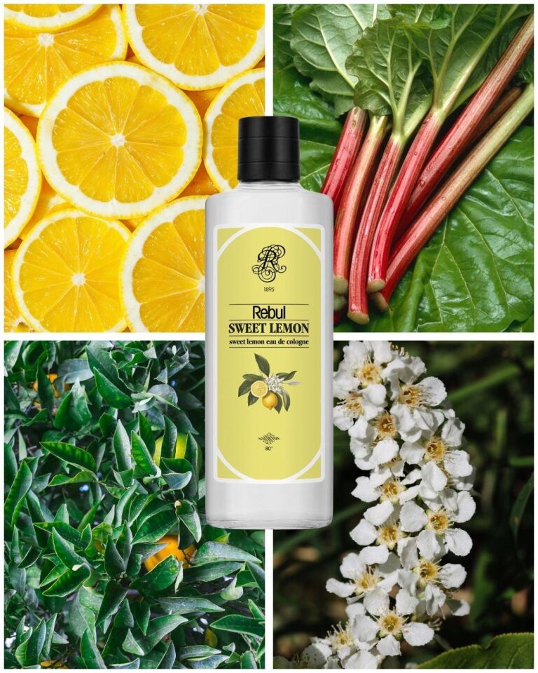 Rebul 250Ml Sweet Lemon Kolonya Cam Şişe