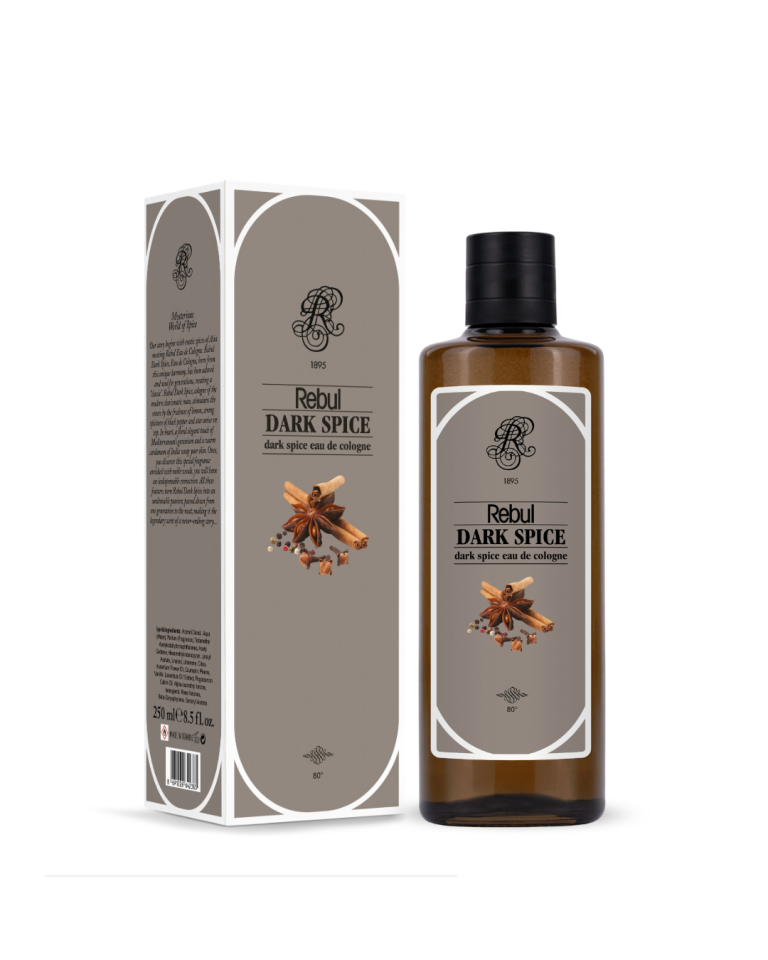 Rebul 250Ml Dark Kolonya Cam Şişe 3 Lü Set