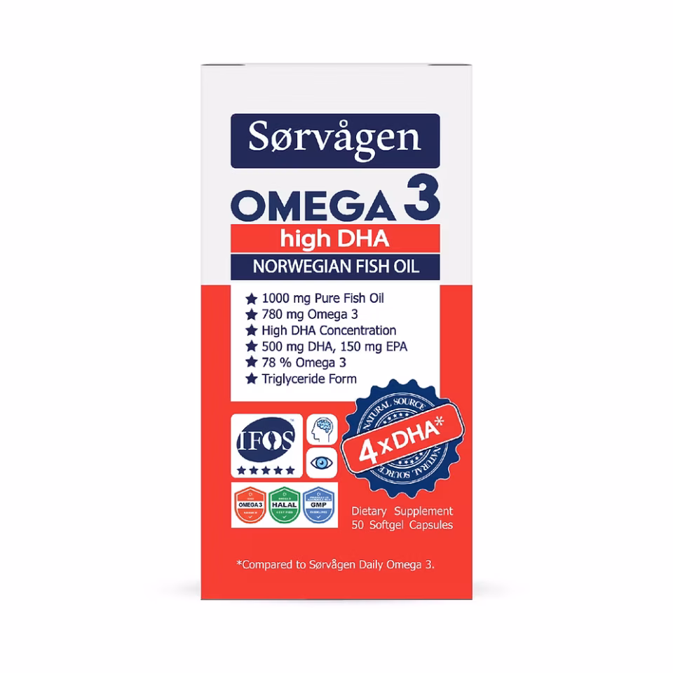 Sorvagen Omega 3 High Dha 50 Kapsül - 2 Adet