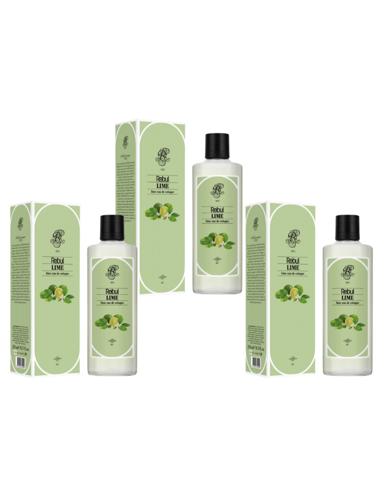 Rebul 250Ml Lime Kolonya Cam Şişe