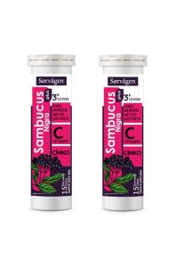 Sambucus Nigra Plus Efervesan Tablet 2 Adet (3 'lü Etki: Kara Mürver +c Vitamini+ Çinko)