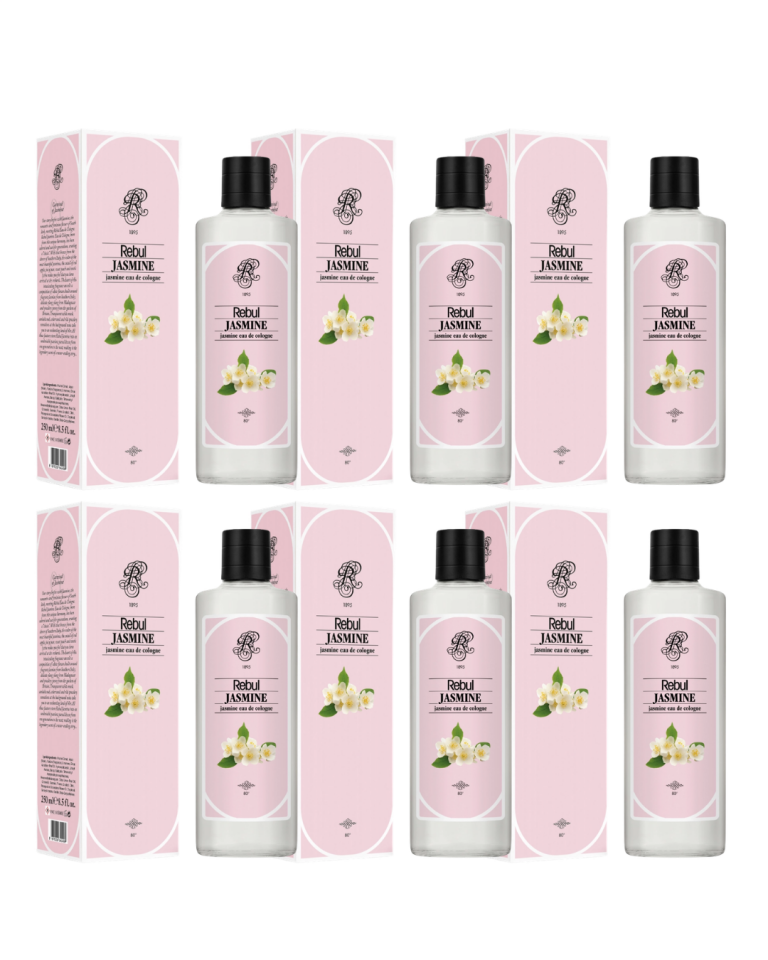 Rebul 250 Ml Jasmine Kolonya 250 Ml 6 Lı Set
