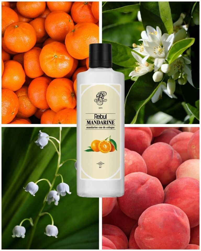 Rebul 250Ml Mandarine Kolonya Cam Şişe 6 Lı