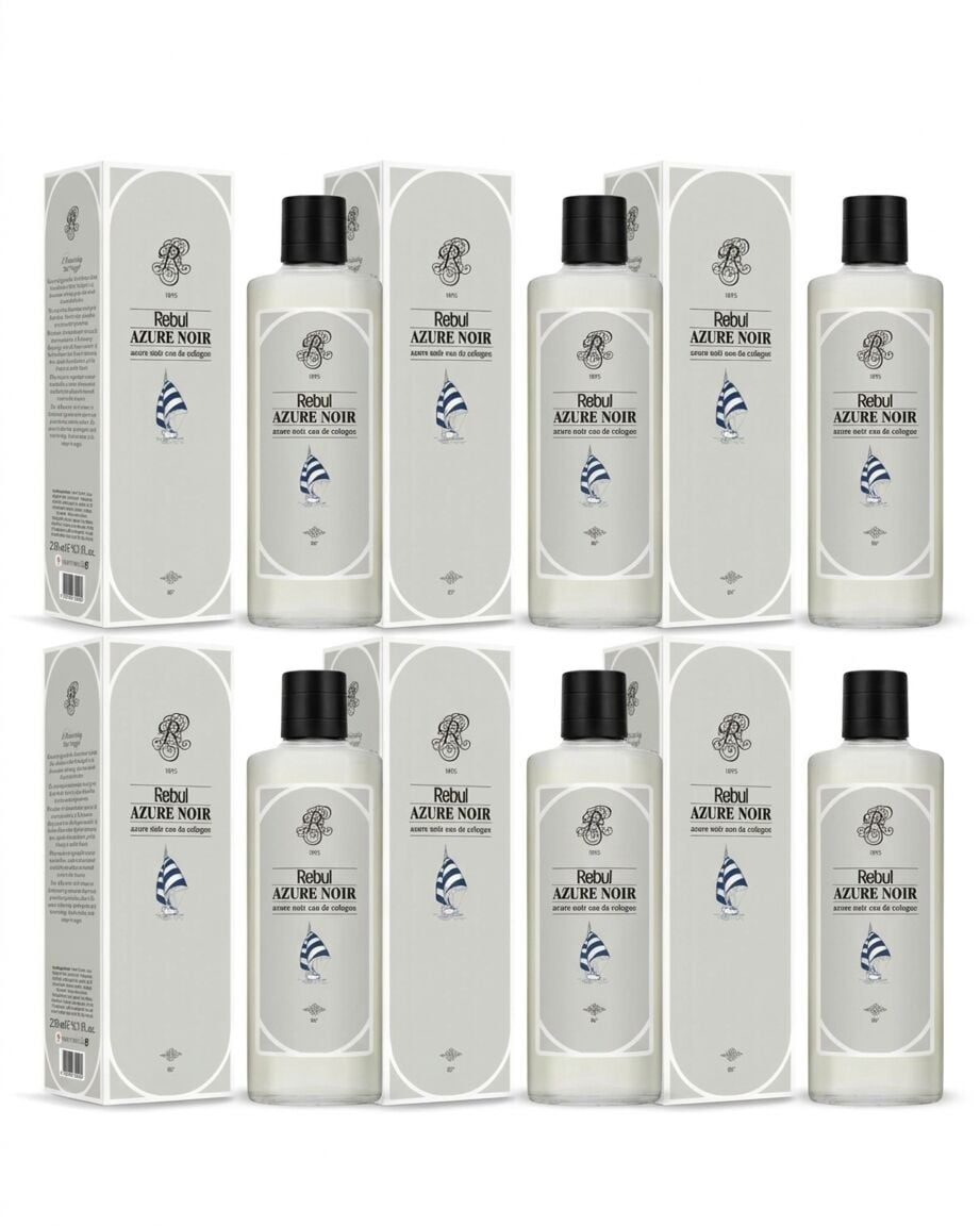 Rebul 250 Ml Azure  Kolonya 250 Ml  6 Lı Set