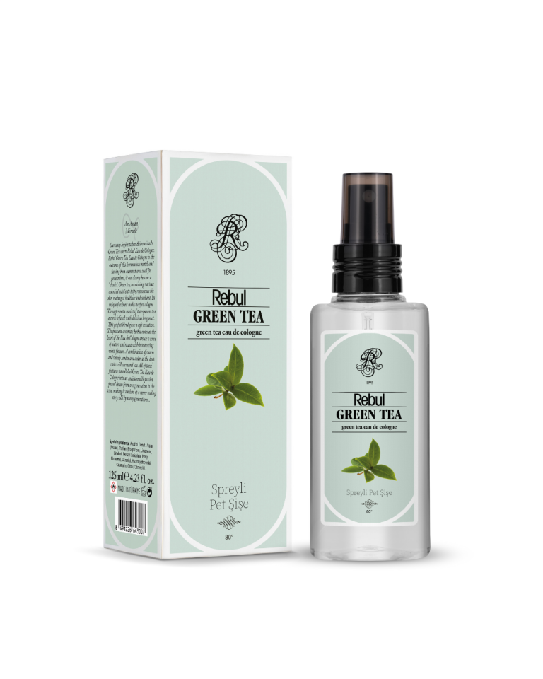 Rebul Green Tea Kolonya 125 Ml Spreyli Pet Şişe