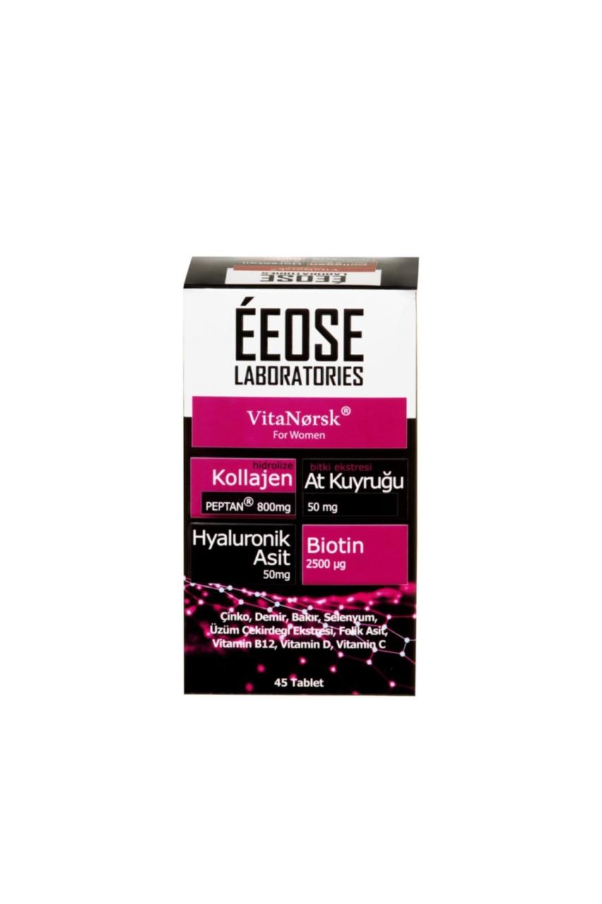 Kollagen Tablet ( Collagen + Hyaluronik Asit + Atkuyruğu + Biotin + C Vitamini) 45 Tablet