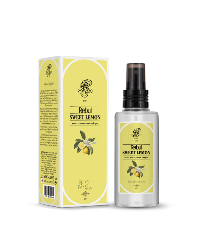 Rebul Sweet Limon Kolonya 125 Ml Spreyli Pet Şişe