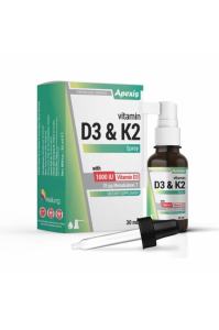 D3&k2 Vitamin Damla- Sprey 30 ml (1000ıu) D3k2