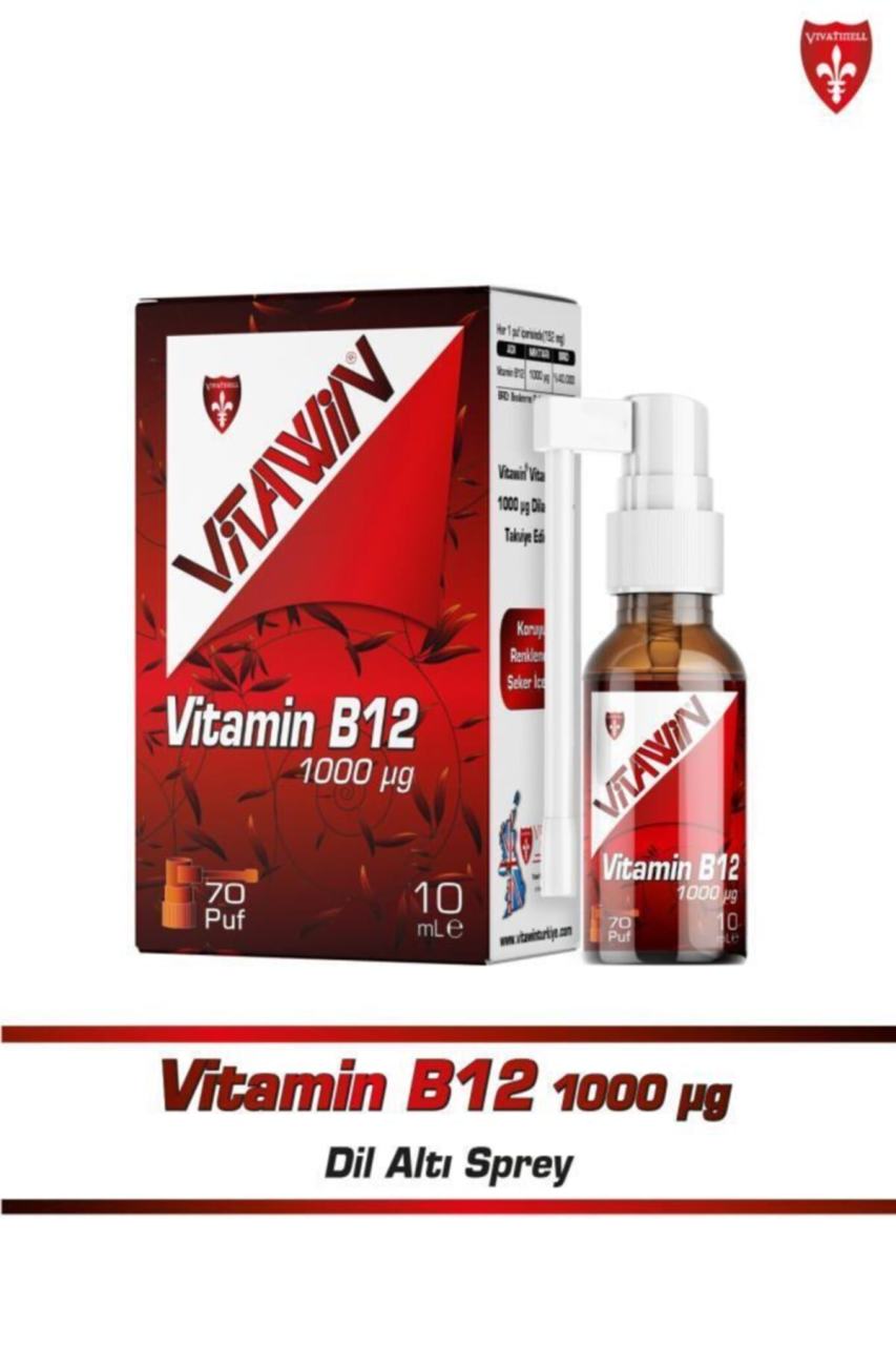 Vitamin B12 1000 Mcg 10 ml Dilaltı Sprey 70 Puf