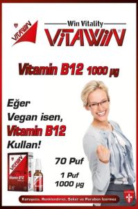 Vitamin B12 1000 Mcg 10 ml Dilaltı Sprey 70 Puf