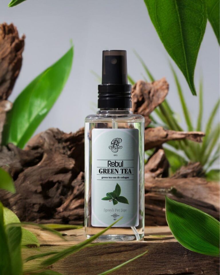 Rebul Green Tea Kolonya 125 Ml Spreyli Pet Şişe 3 Lü Set