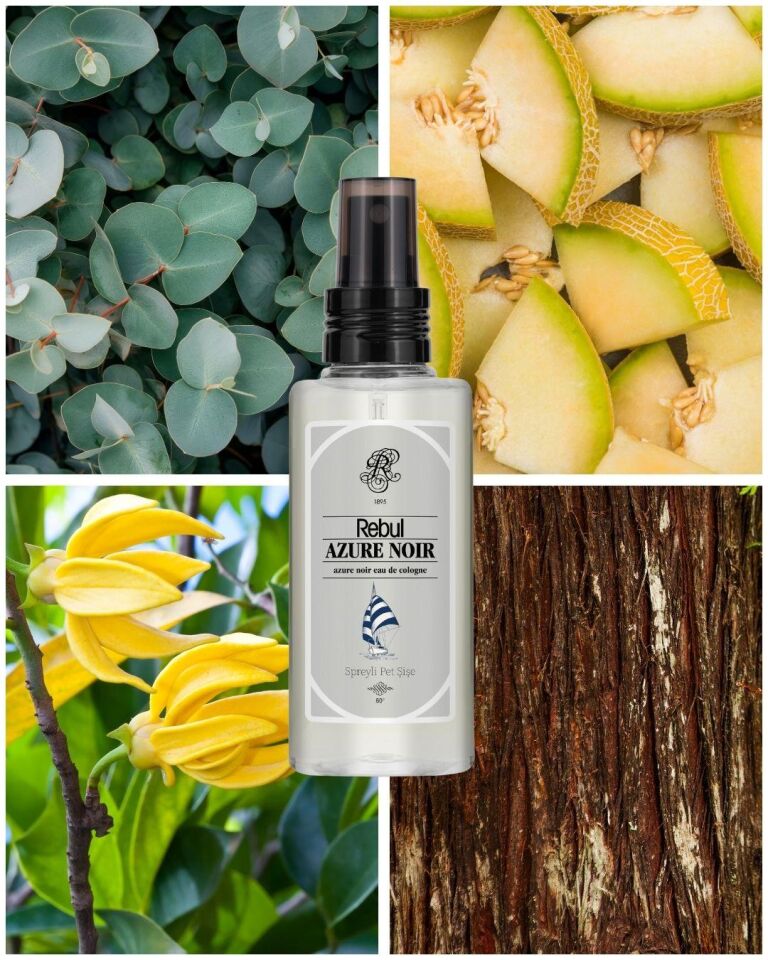 Rebul Azure Kolonya 125 Ml Spreyli Pet Şişe 3 Lü Set