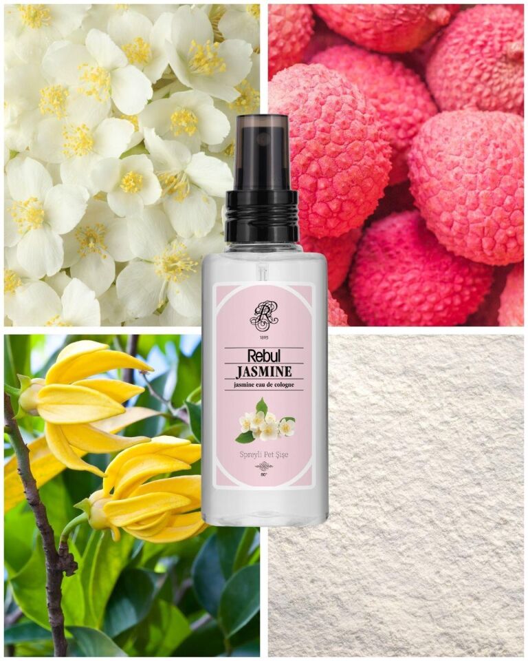 Rebul Jasmine Kolonya 125 Ml Spreyli Pet Şişe 6 Lı Set