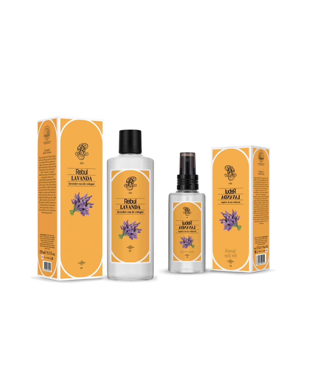 Rebul Lavanta Kolanya 250 Ml + 125 Ml  2 Li Set