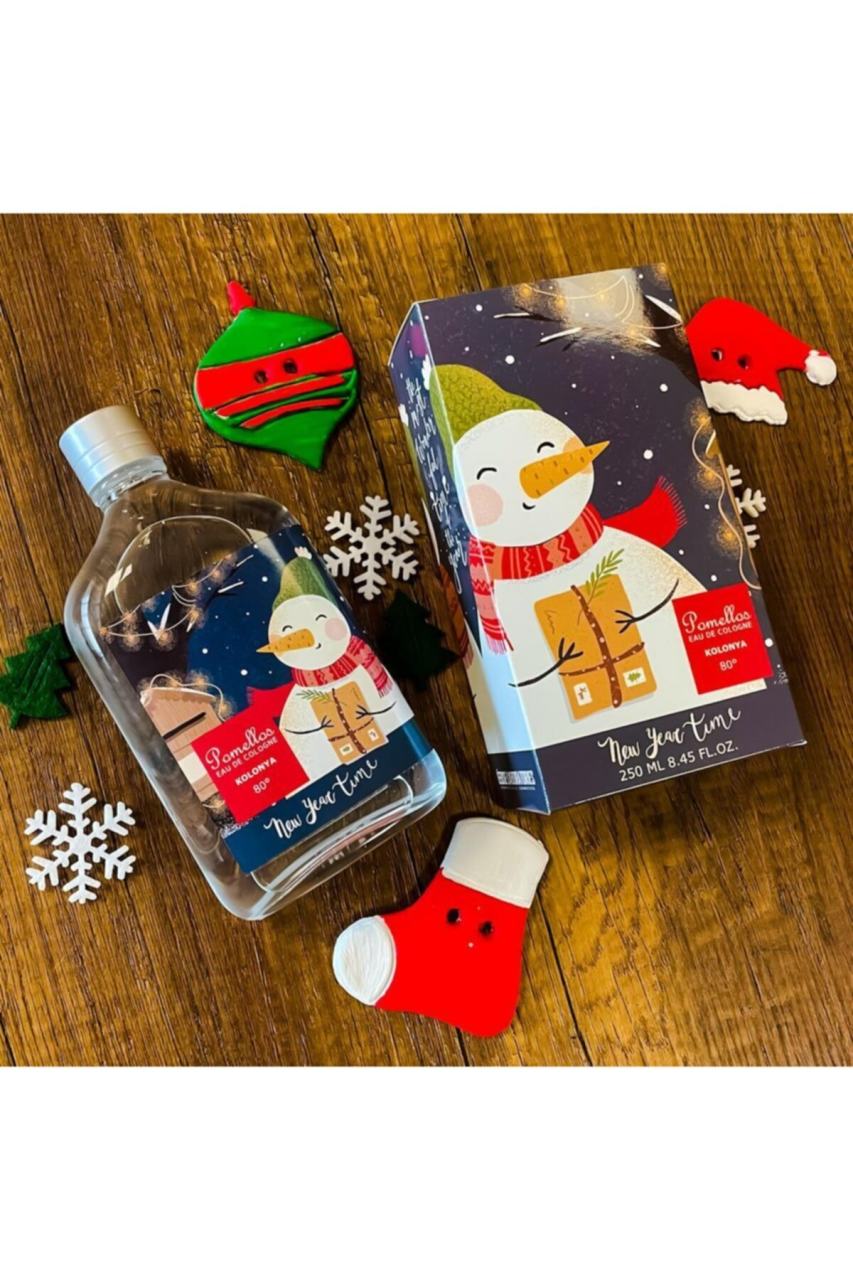 Kolonya New Year Tıme (250 Ml, 80 Derece, Cam Şişe)