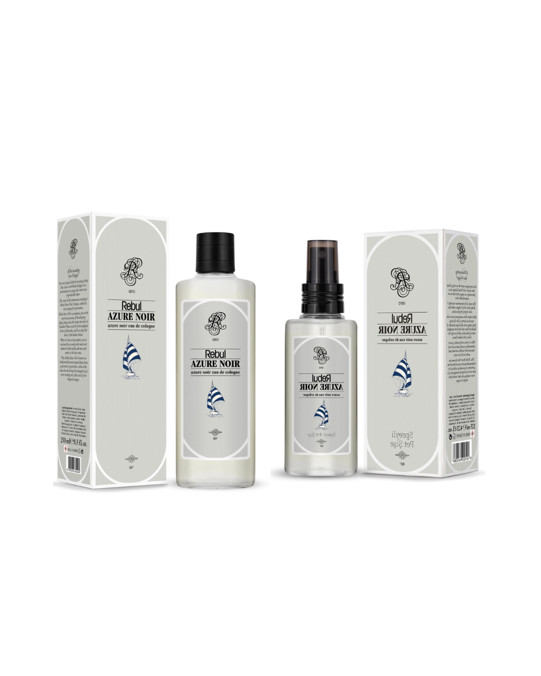 Rebul Azure Kolanya 250 Ml + 125 Ml  2 Li Set