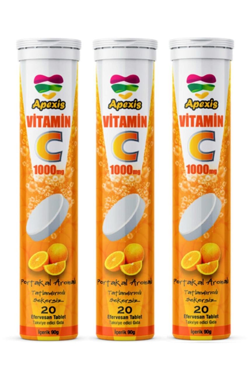 Vitamin C 1000 Mg 3x20 Efervesan Tablet