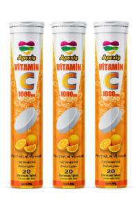 Vitamin C 1000 Mg 3x20 Efervesan Tablet