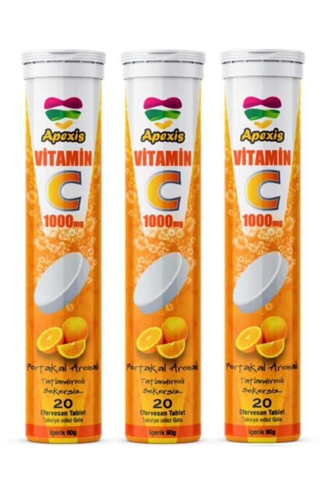 Vitamin C 1000 Mg 3x20 Efervesan Tablet