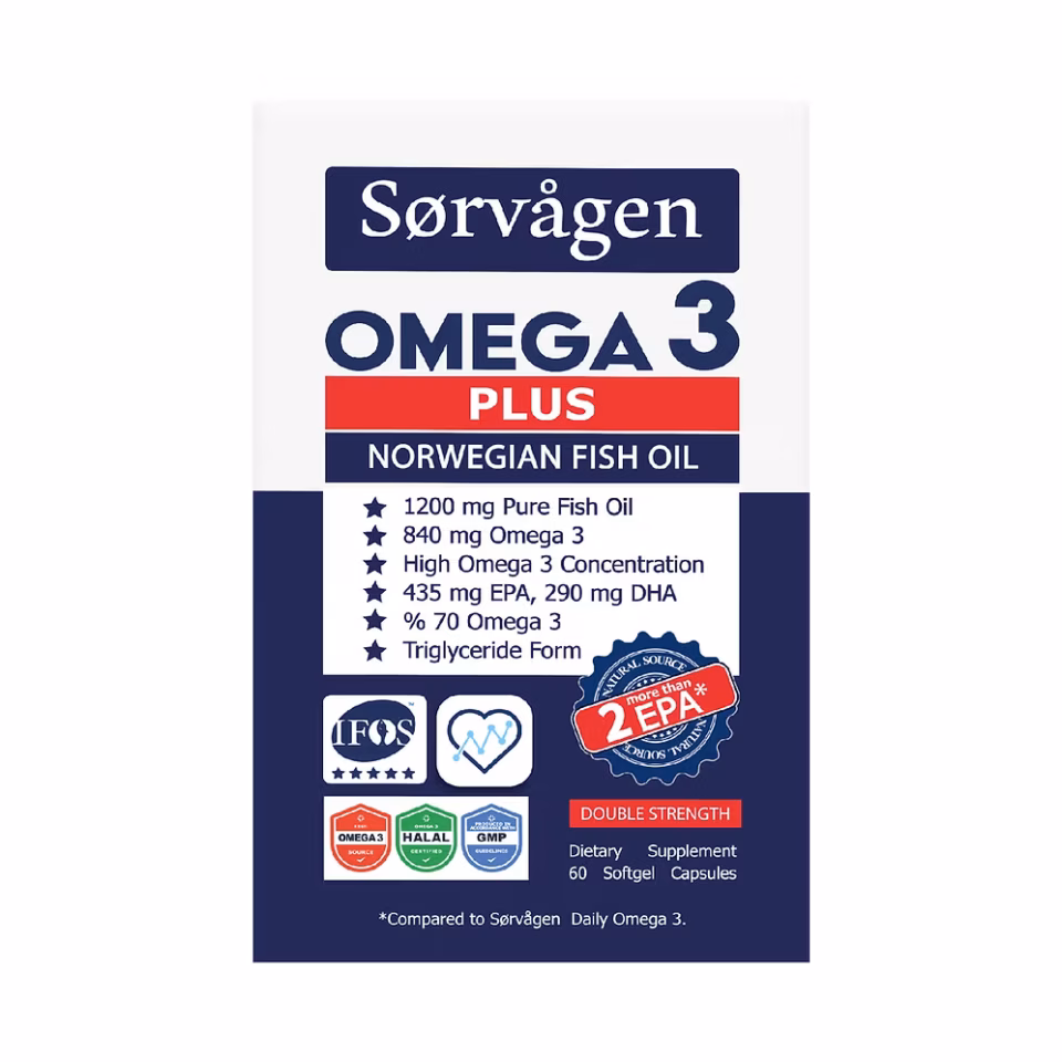 Sorvagen Sitikolin + Omega 3 Plus Norveç Balık Yağı Kombin Set