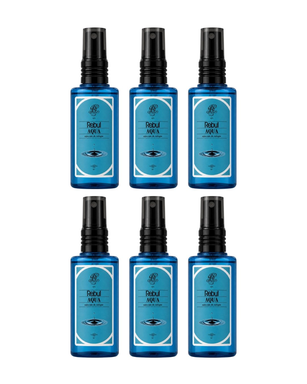 Rebul Aqua Kolonya Pet Şişe Sprey 50 Ml 6 Lı Set
