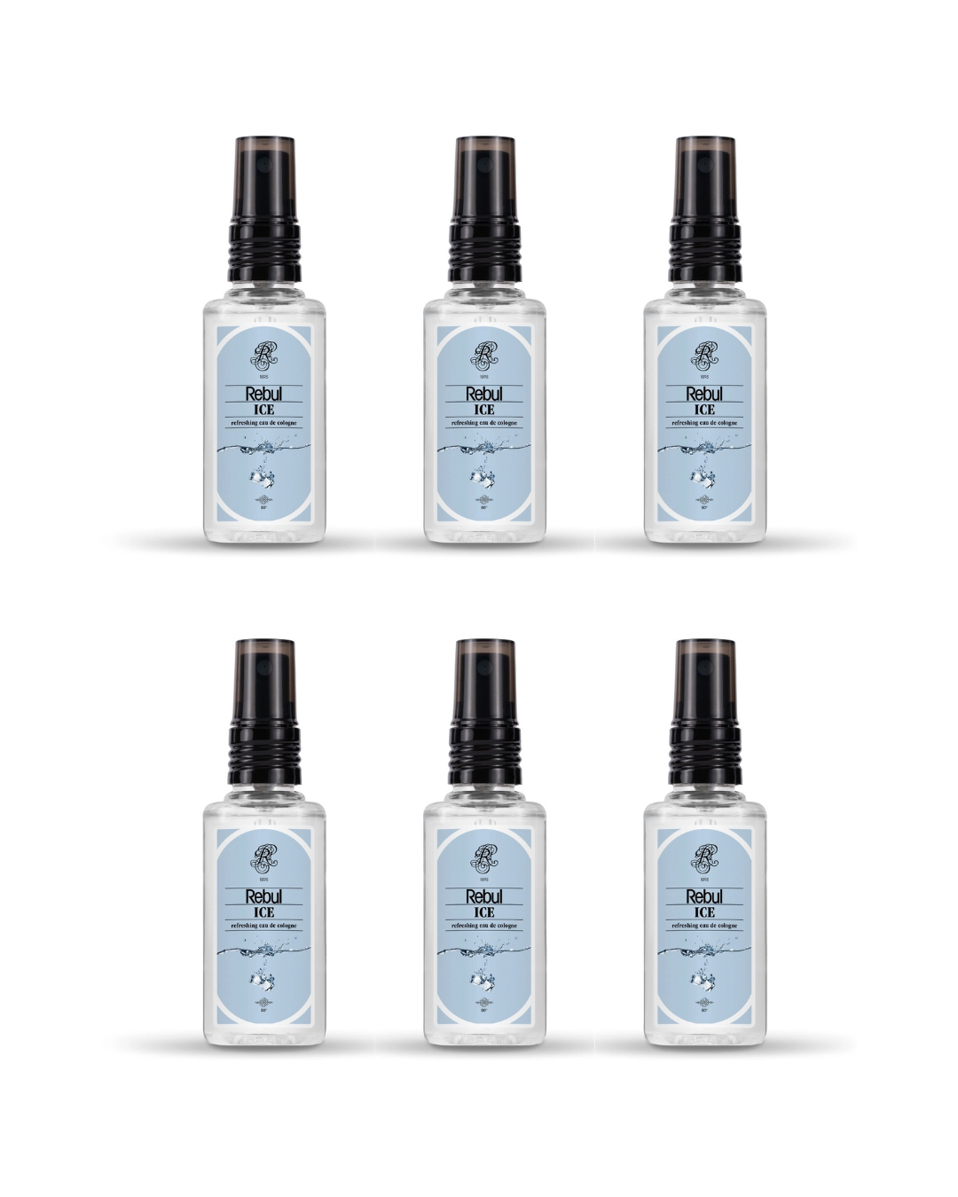 Rebul Ice Kolonya Pet Şişe Sprey 50 Ml 6 Lı Set