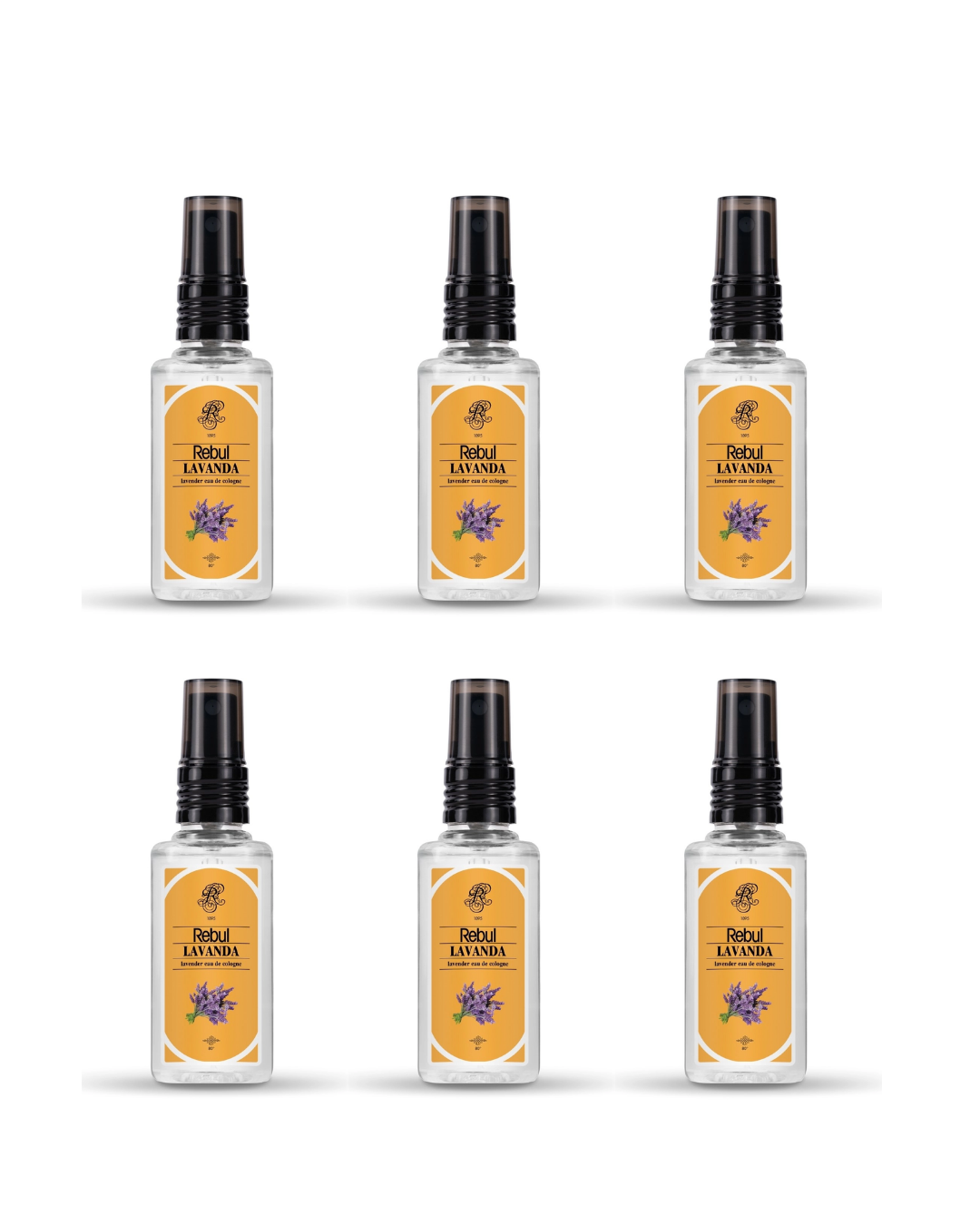Rebul Lavanta Kolonya Pet Şişe Sprey 50 Ml 6 Lı Set