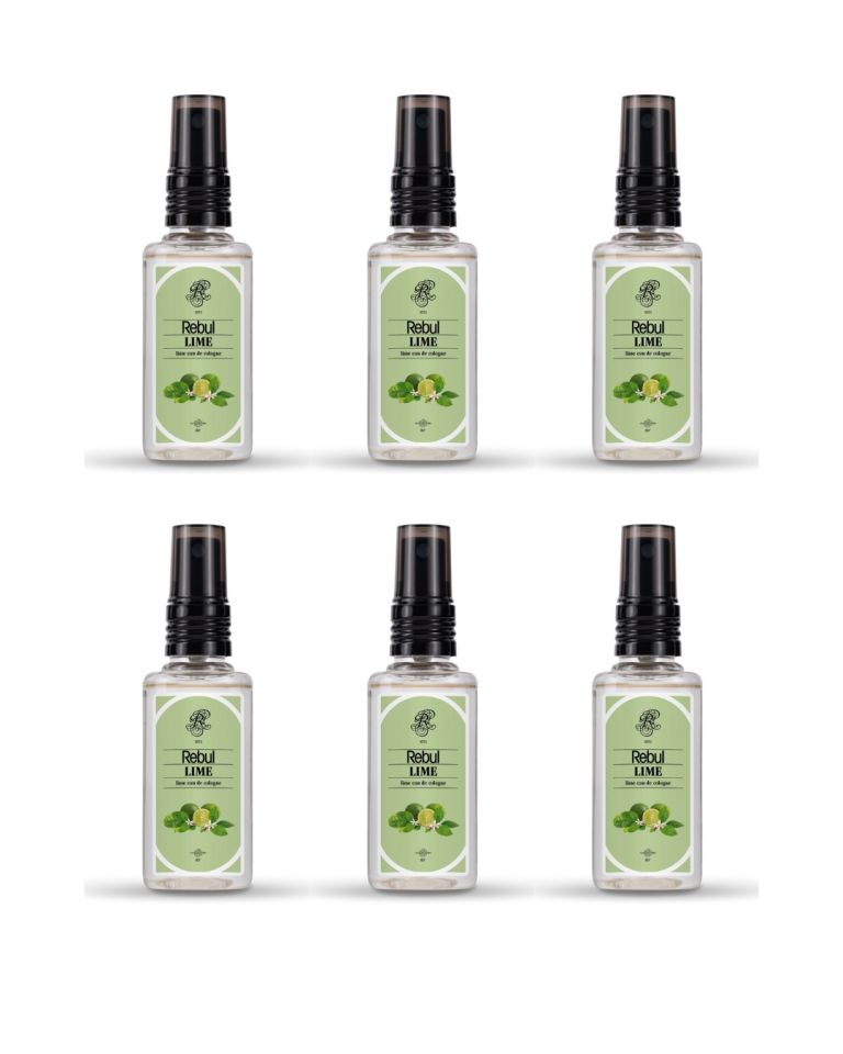 Rebul Lime Kolonya Pet Şişe Sprey 50 Ml 6 Lı Set