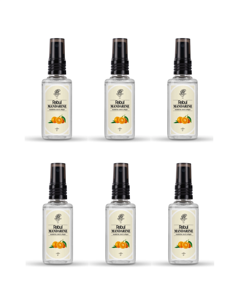 Rebul Mandarıne Kolonya Pet Şişe Sprey 50 Ml 6 Lı Set