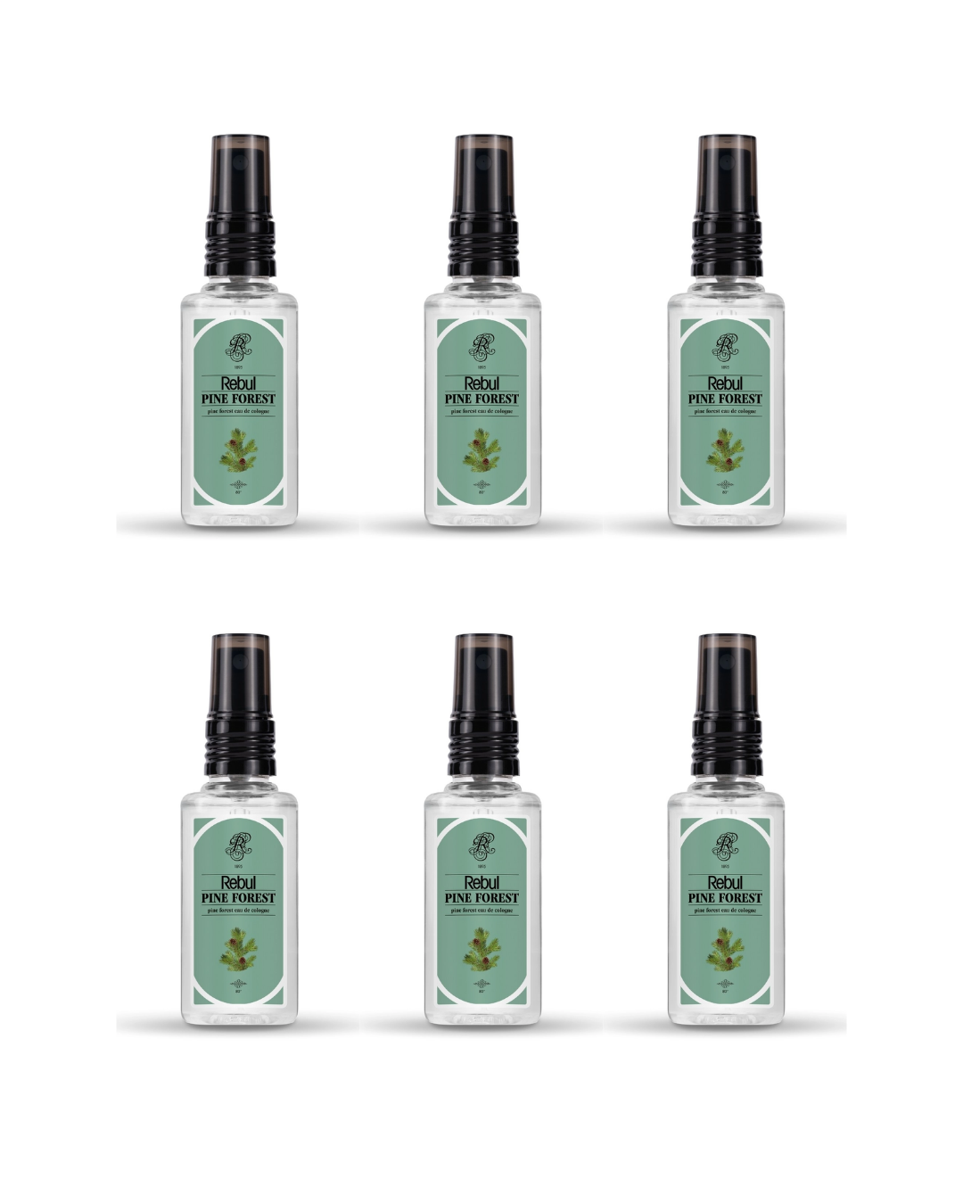 Rebul Pine Forest Kolonya Pet Şişe Sprey 50 Ml 6 Lı Set
