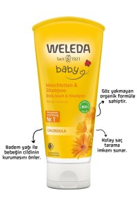 Calendula Organik Saç Ve Vücut Şampuanı 200ml