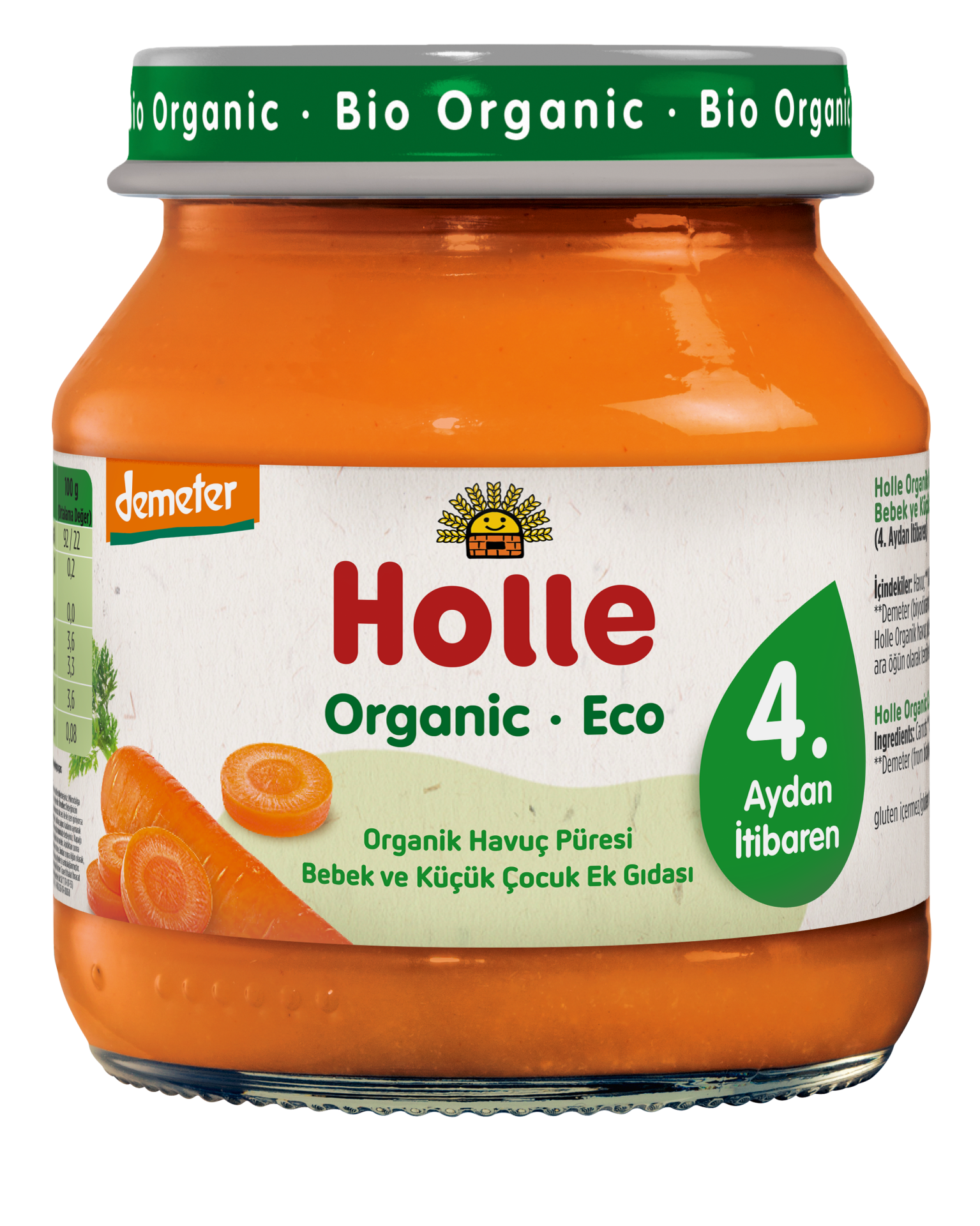 Holle Organik Havuç 125 Gr