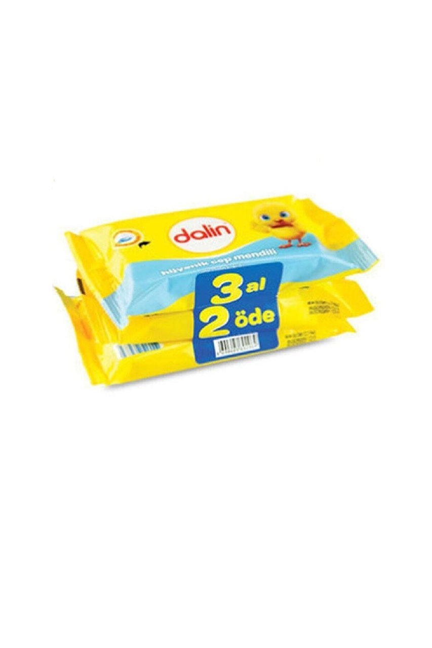 Dalin Islak Hijyenik Cep Mendili 15'li 3 Adet
