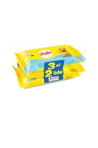 Dalin Islak Hijyenik Cep Mendili 15'li 3 Adet