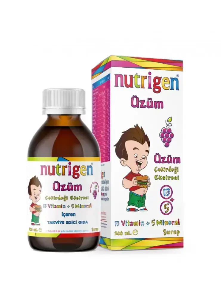 NUTRİGEN ÜZÜM ŞURUP 200 ML