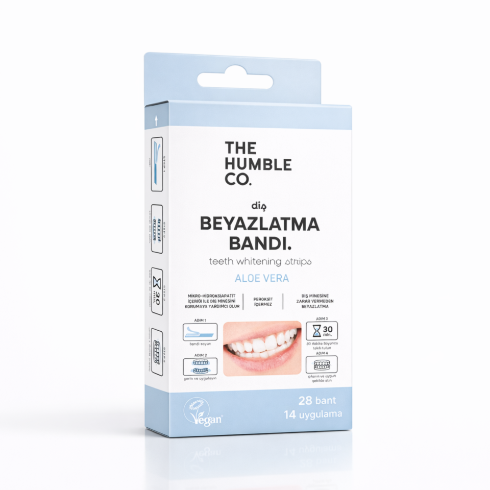 The Humble Co. Diş Beyazlatma Bandı Aloe Vera 28'Li
